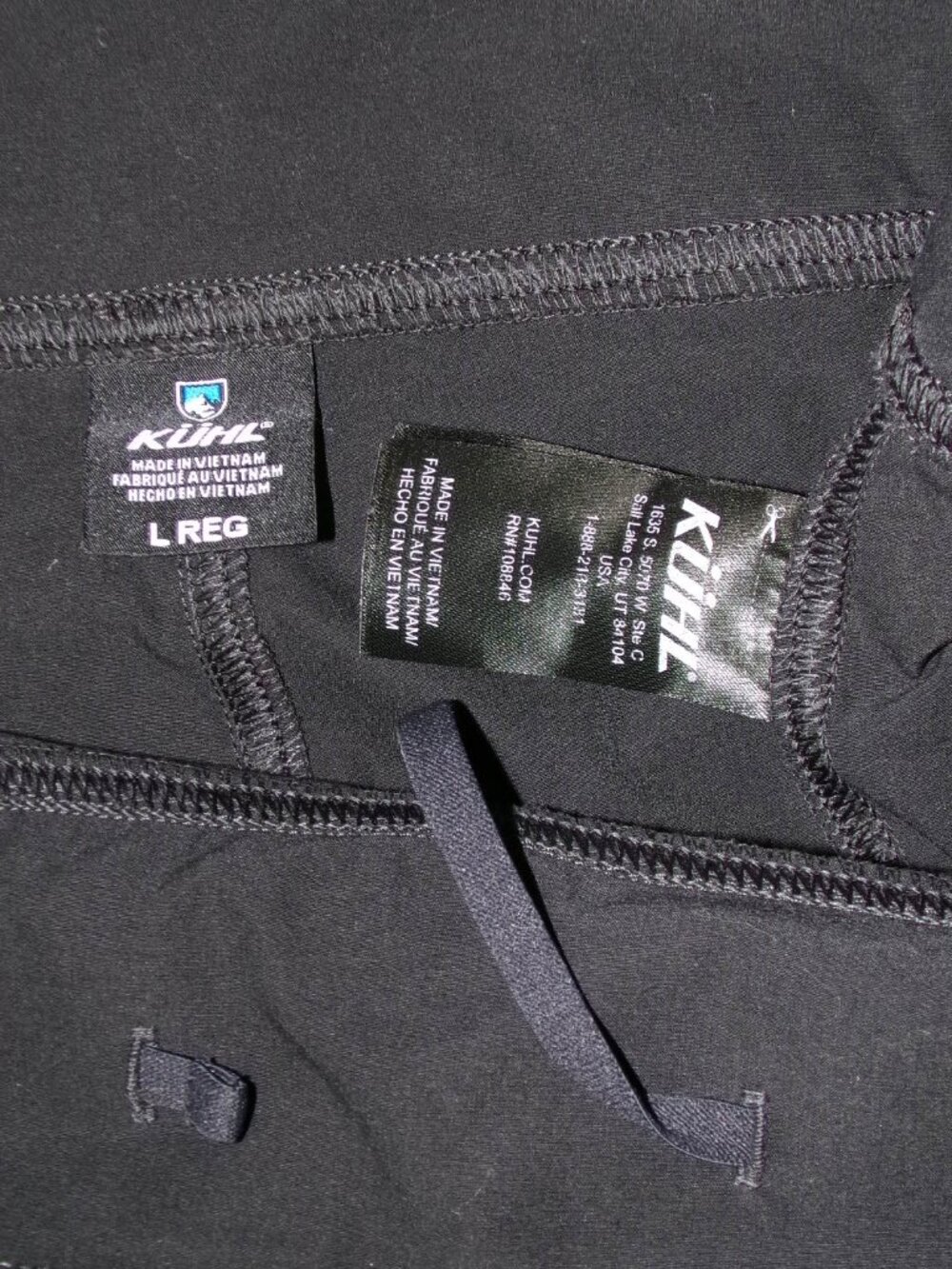 KUHL Freeflex Joggr Pants Womens sz L Charcoal Hiking Trail Joggers Style 6449 - Picture 2 of 6